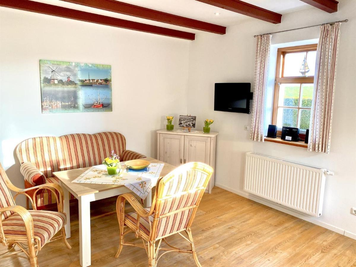 Oltmanns Ferienhaus Bummert Am Hafen Greetsiel Luaran gambar