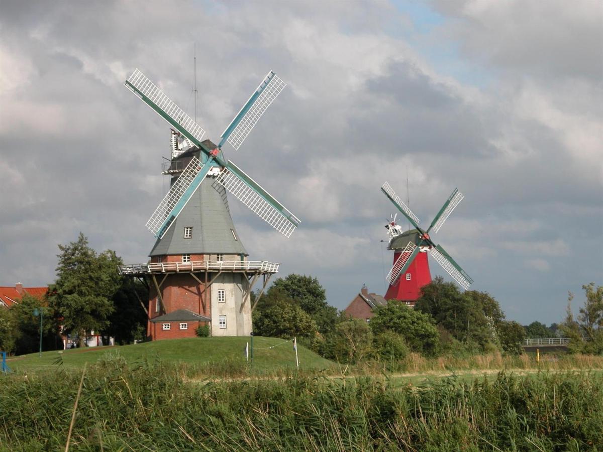 Oltmanns Ferienhaus Bummert Am Hafen Greetsiel Luaran gambar
