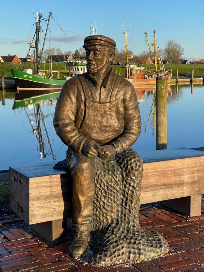 Oltmanns Ferienhaus Bummert Am Hafen Greetsiel Luaran gambar