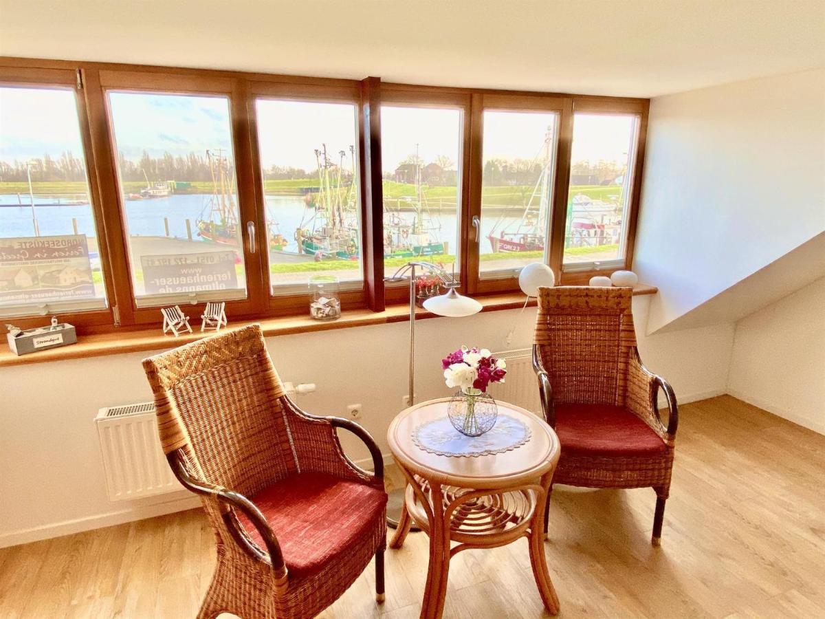 Oltmanns Ferienhaus Bummert Am Hafen Greetsiel Luaran gambar